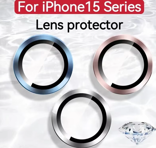 3Pcs Metal Lens Protector Glass For iPhone