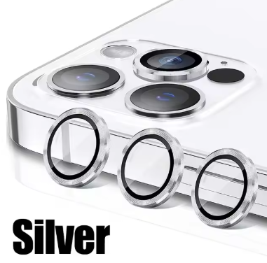 3Pcs Metal Lens Protector Glass For iPhone